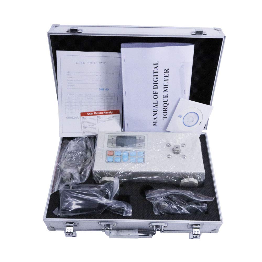 Graigar Multi-functional Digital Torquemeter Torque Electric Meter Tester Gauge ANL-20 Digital Torque Meter Designed for Measuring All Kinds of Torque