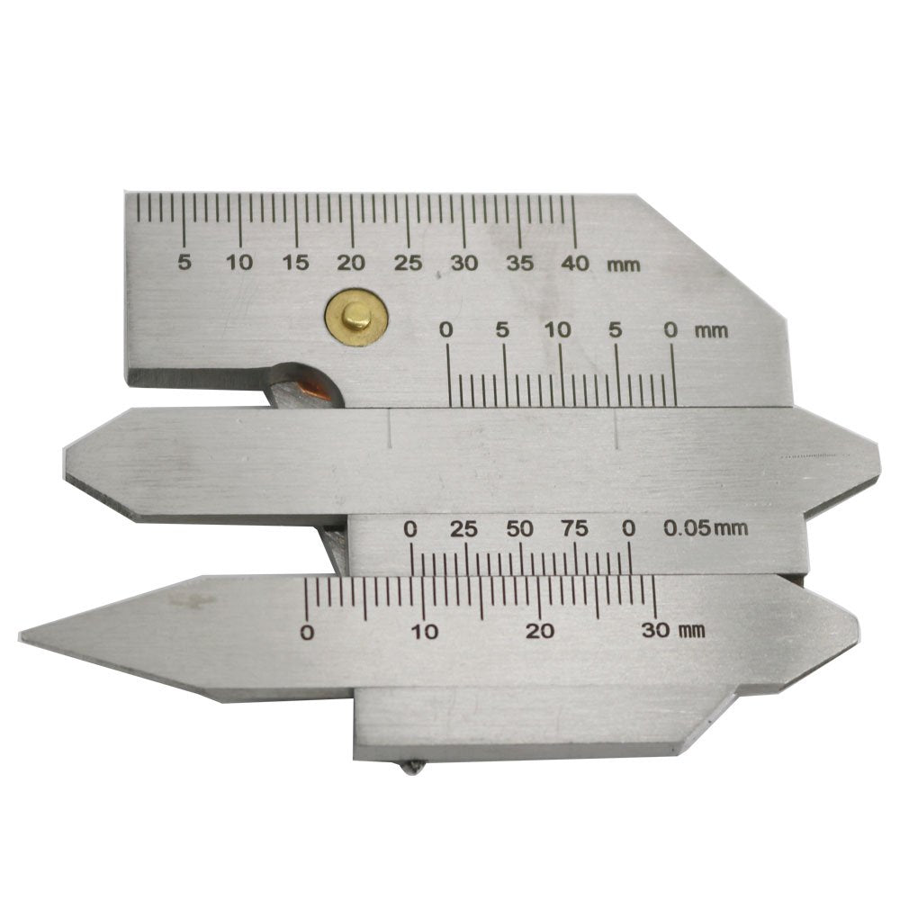 Graigar Stainless Steel Welding Gauge Tool Kits Combine Suit 13 Pieces Welding Inspection Gauge Metric Welding Gage(mm)