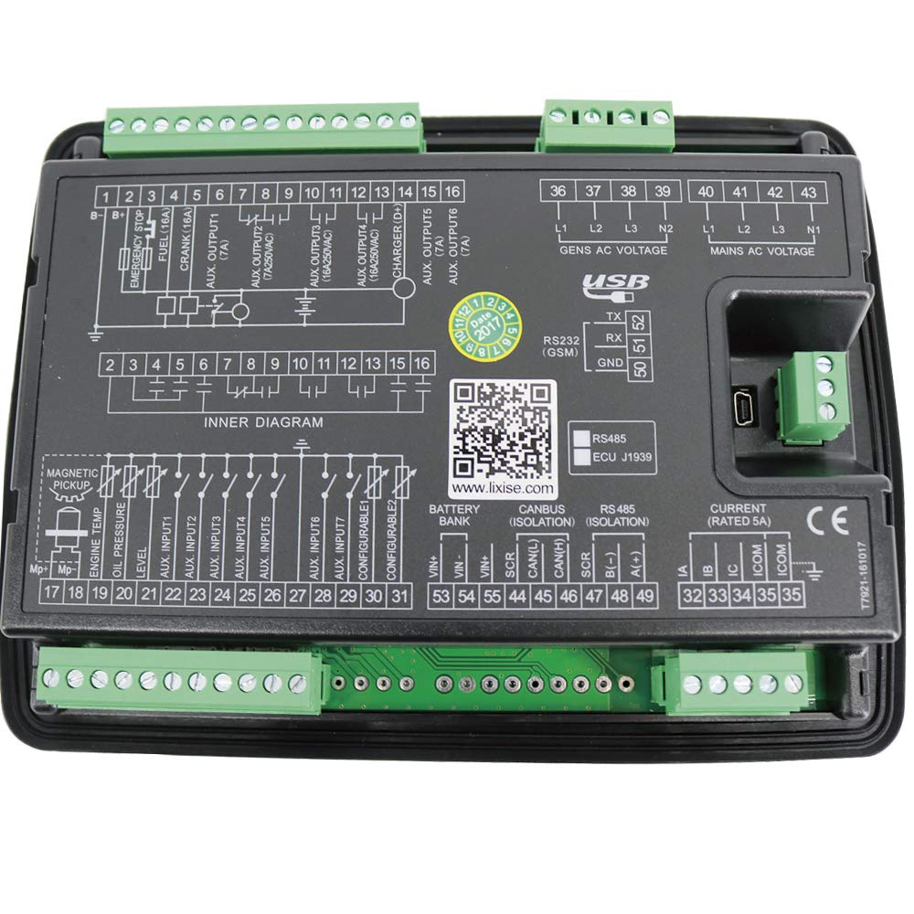 Graigar Diesel Generator Controller LXC6110E LIXiSE Generator Start Controller for Diesel Genset