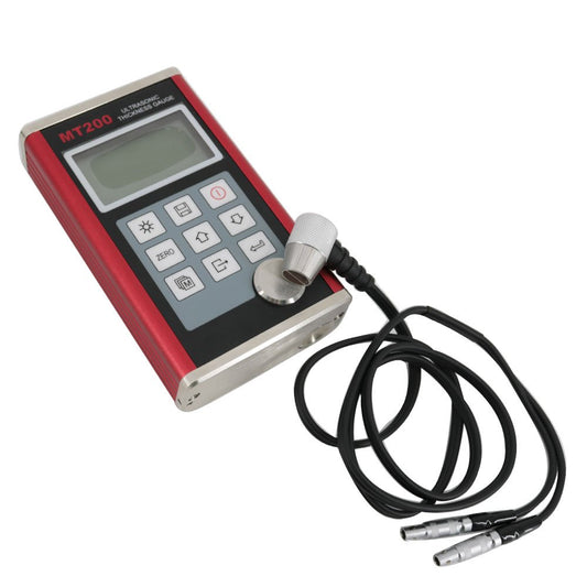 Graigar MT200 Digital Ultrasonic Thickness Gauge Meter Tester 0.75-300mm (in Steel) 0.1/0.01mm