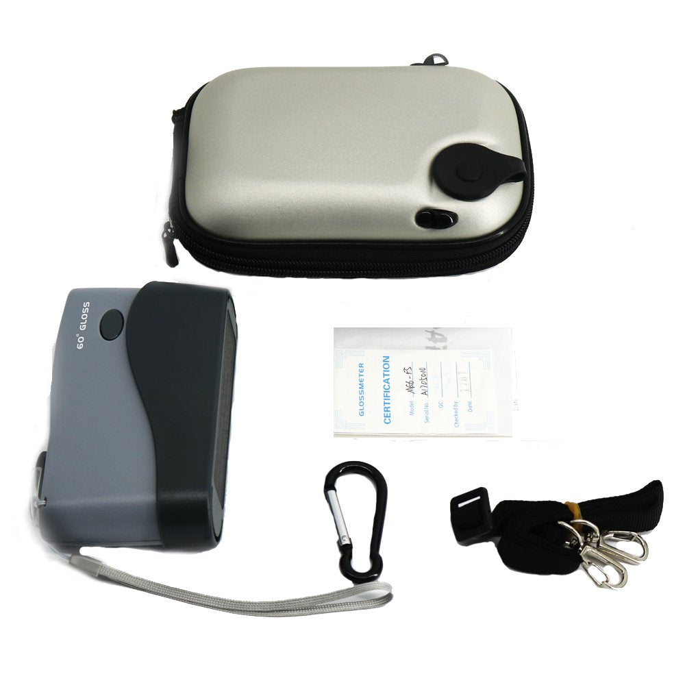 Graigar MG6-FS Portable Glossmeter Gloss Meter 0.0-199.9GU Reading Range Glarimeter Surface Gloss Measurement