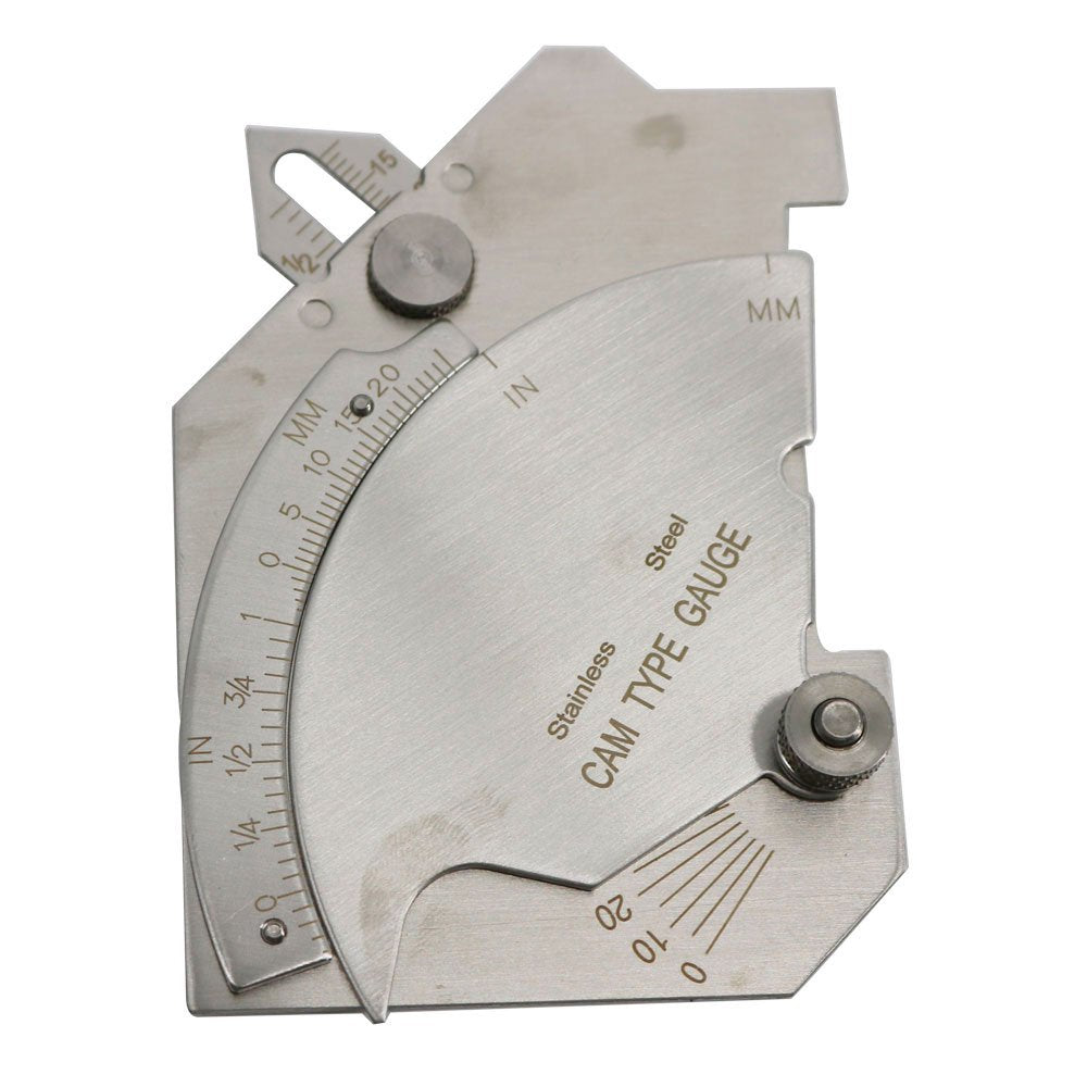 Graigar Stainless Steel Welding Gauge Tool Kits Combine Suit 13 Pieces Welding Inspection Gauge Metric Welding Gage(mm)