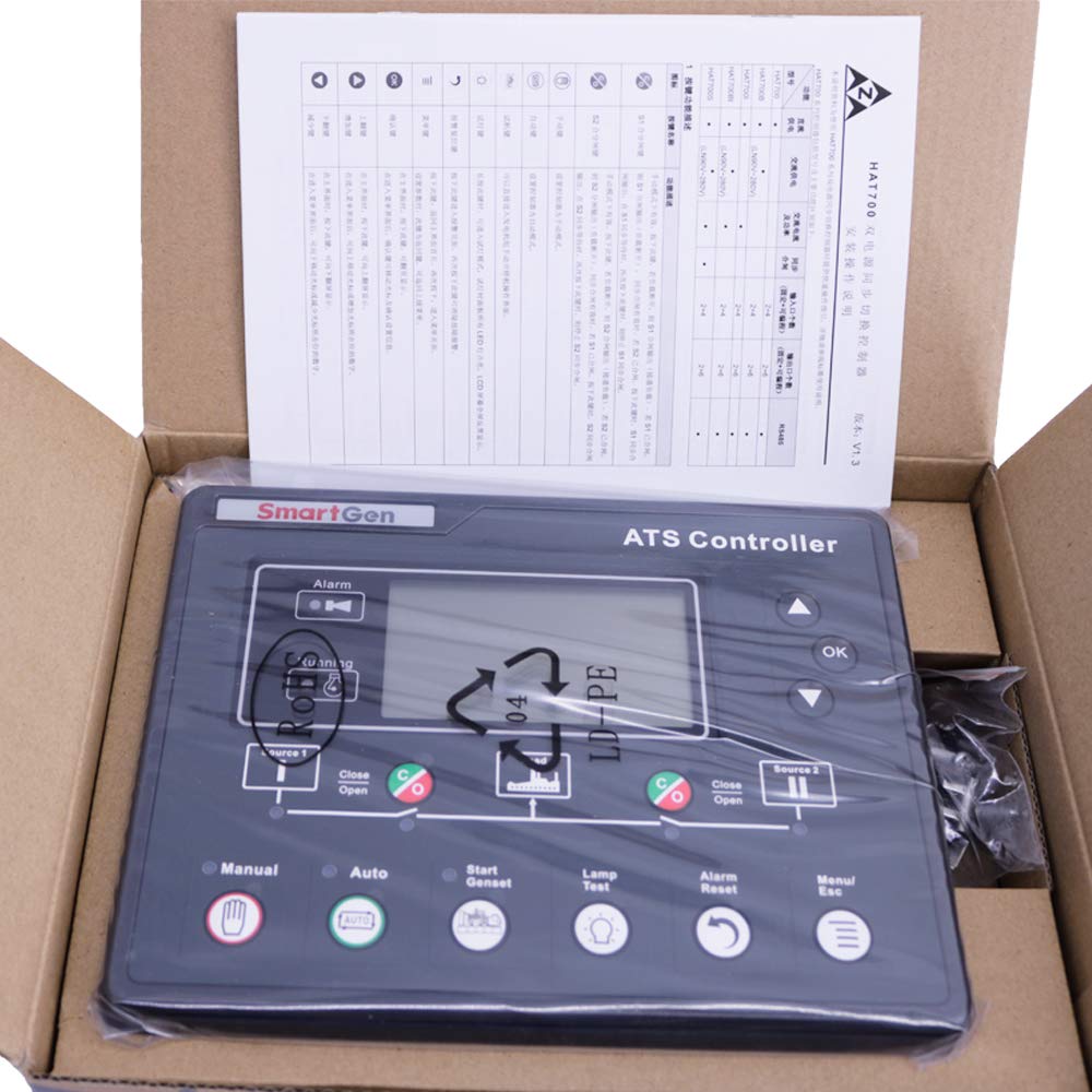 Smartgen HAT700S ATS Controller Genset Dual-supply Automatic Transfer System Generator Controller
