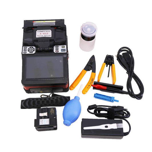 A-81S Economic Automatic Fusion Splicer Optical Fiber Welding Machine Splicing time 9S Heating Time 26S