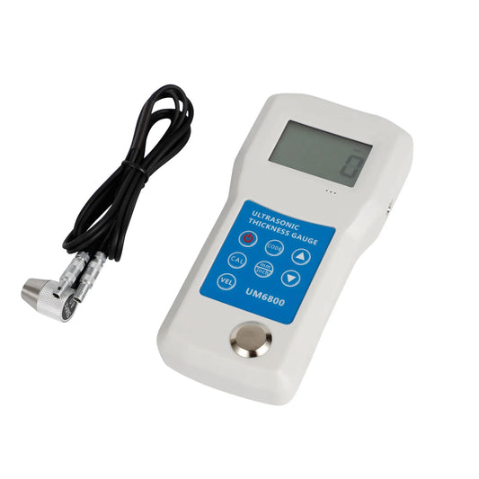 UM6800 Ultrasonic Thickness Gauge 1.0-280mm,0.05-11.0inch (in Steel) Digital Thickness Gauge