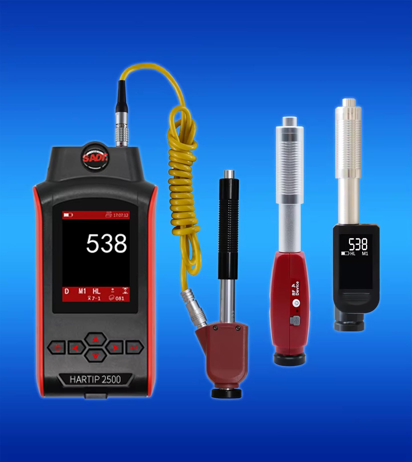 Large Color Screen Metal Hardness Tester Manufacturer Price HARTIP2500 with Auto Impact Direction +/-2 HLD