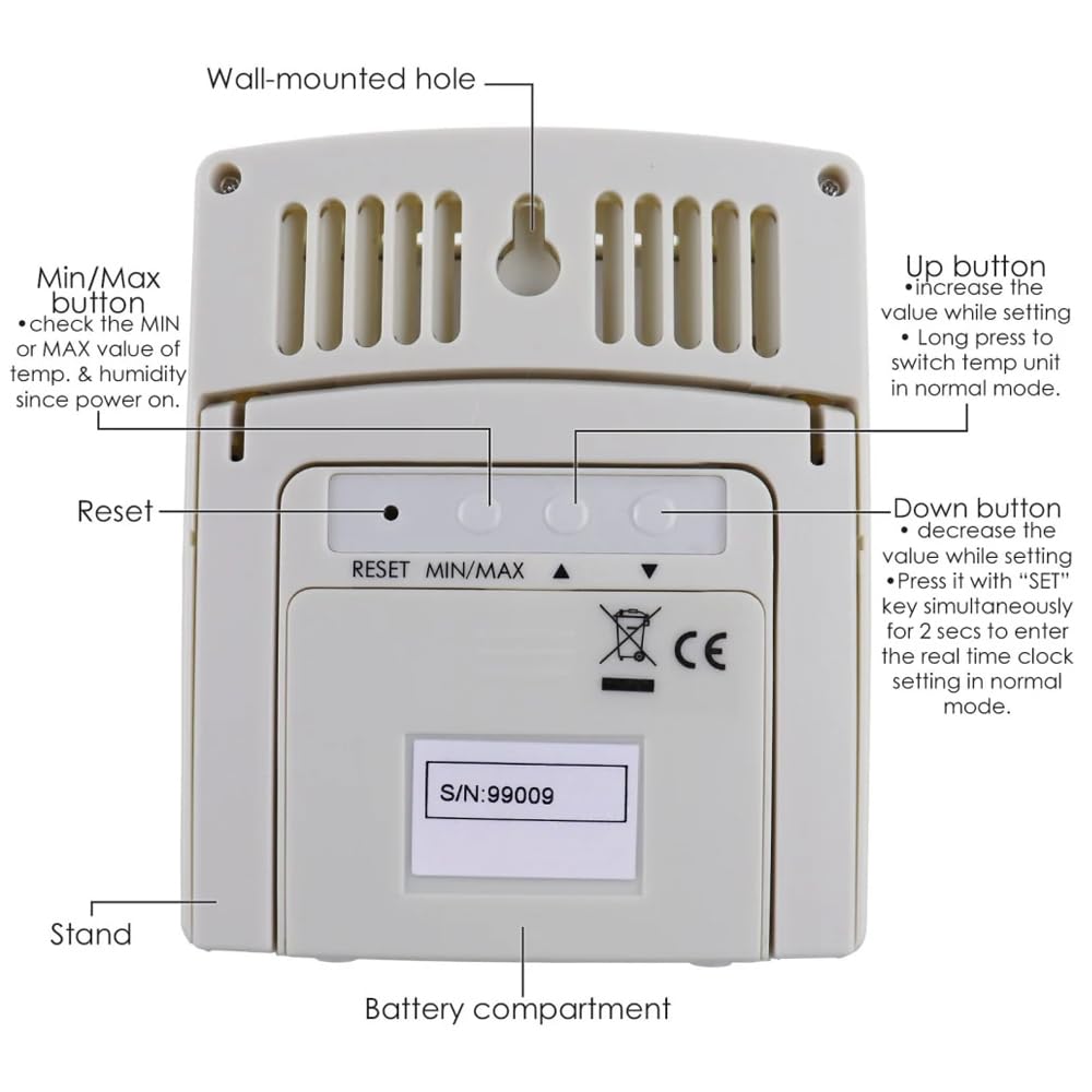 AZ87797 Desktop Heat Stress WBGT Data Logger Wet Bulb Globe Temperature Meter Digital WBGT Meter with SD Card