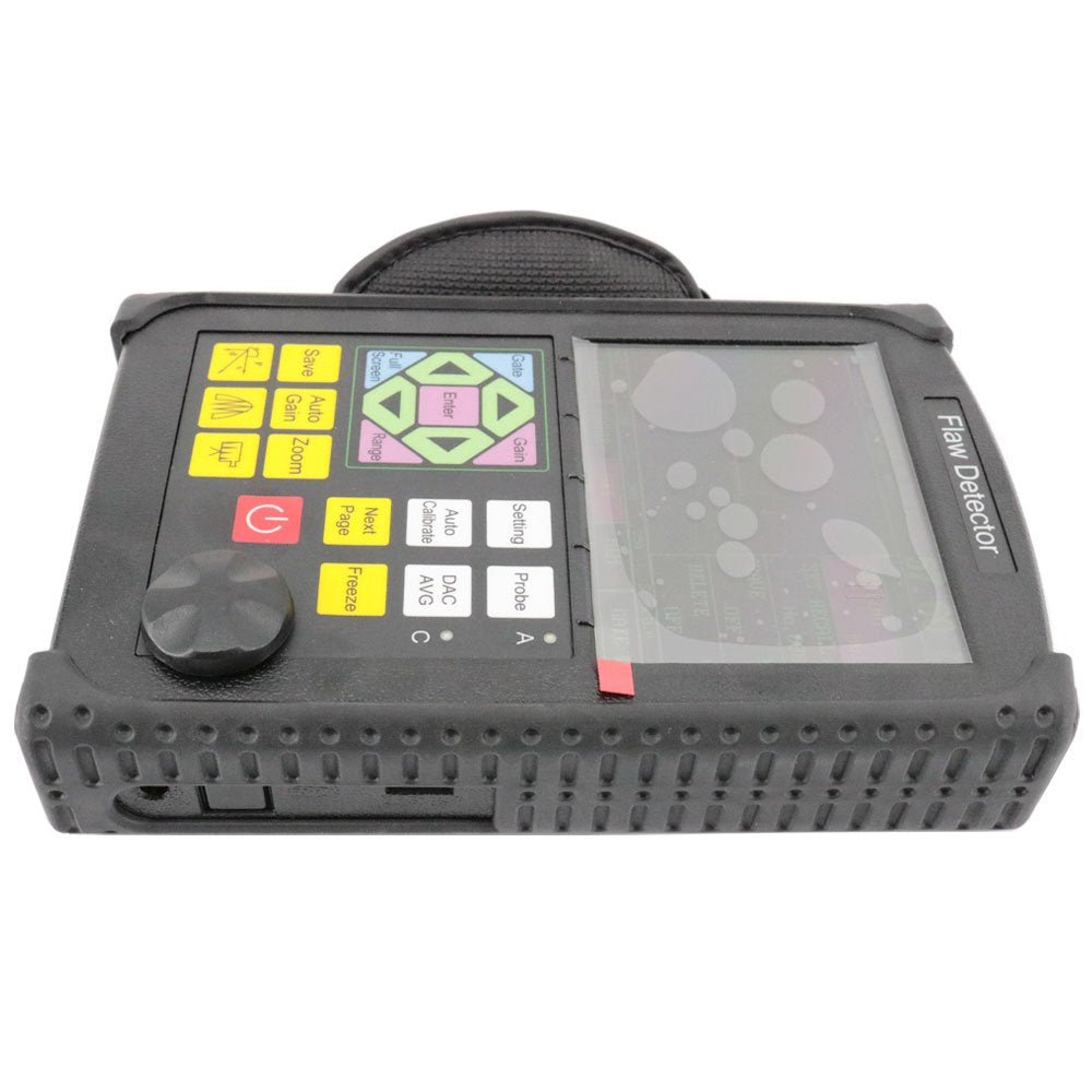 Graigar GR650 NDT Ultrasonic Flaw Detector Defectoscope Scanning Range 0 to 10000mm with 4Mhz Straight and 60° Angle Probe