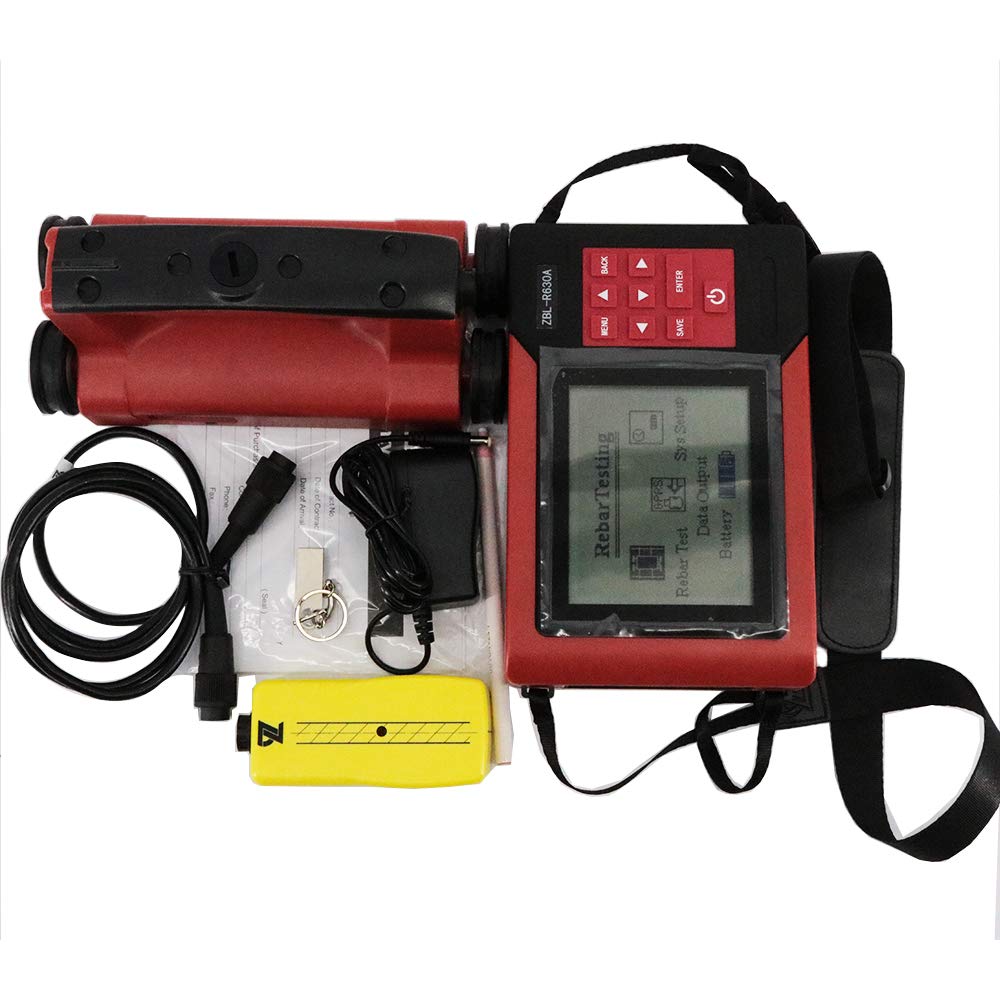 Graigar ZBL-R630A Concrete Reinforcement Tester Rebar Locator ZBLR630A Rebar Locator Finder Detector Covermeter