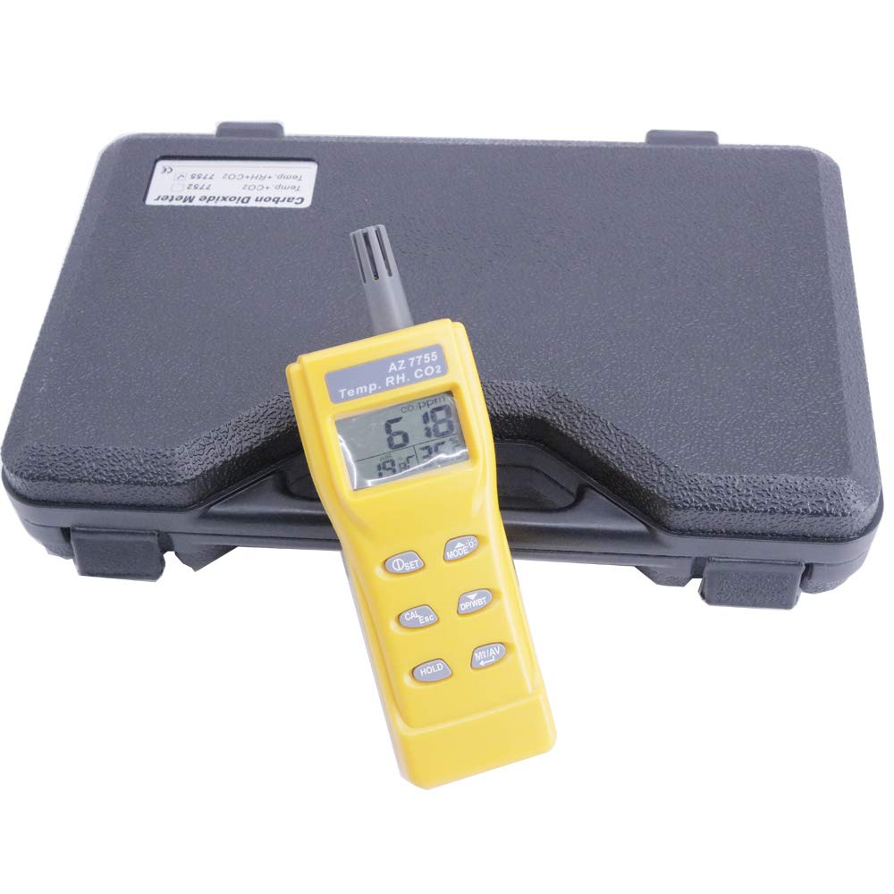 AZ7755 Handheld Indoor Air Quality Meter CO2 Gas Tester Humidity and Temperature Meter Carbon Dioxide Tester