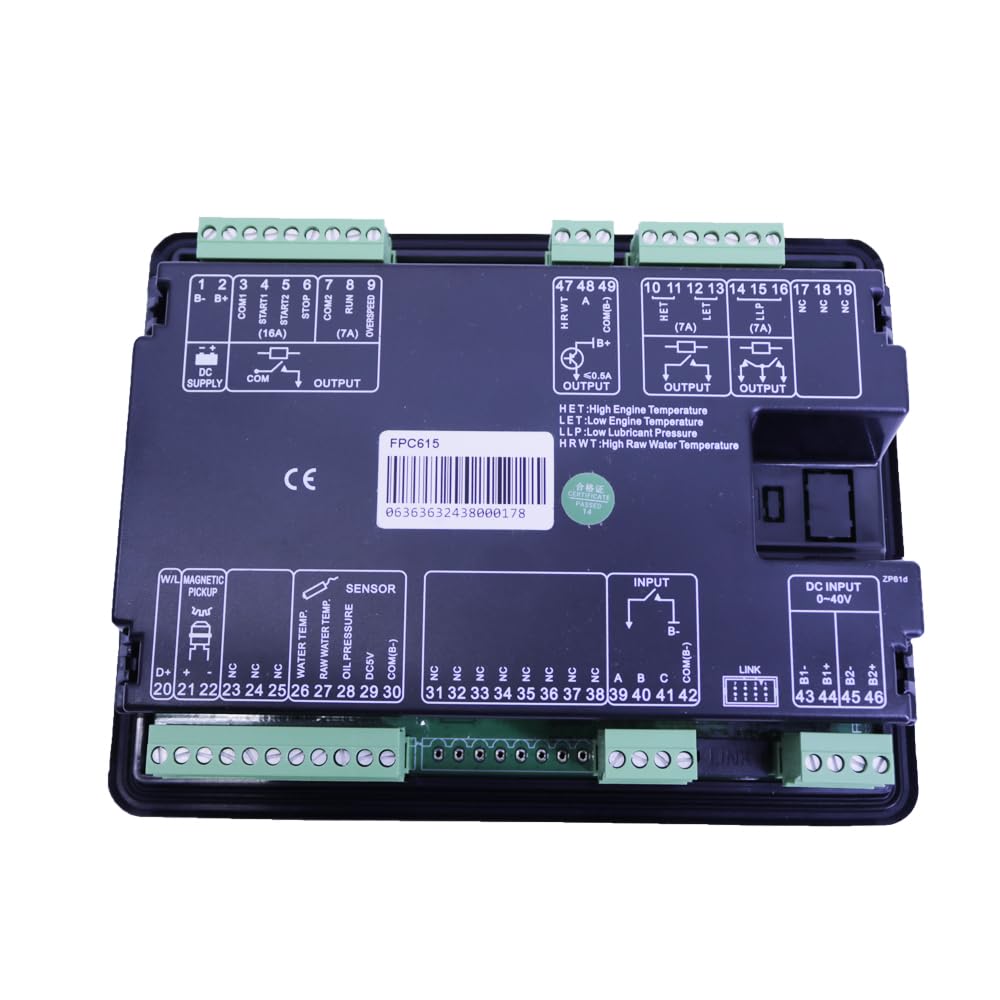 Smartgen FPC615 Fire Pump Controller Module Genset Controller Auto/Manual Start Unit via Remote Input Signals