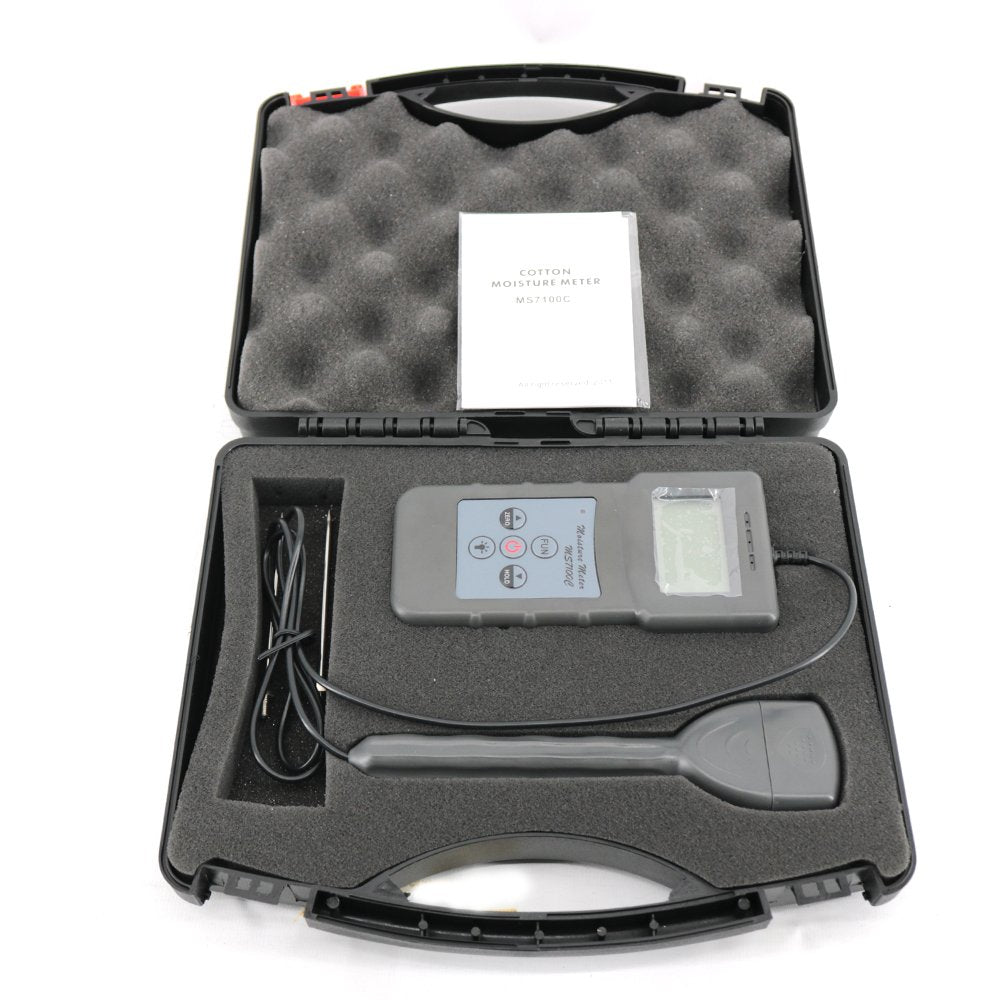Graigar MS7100C Digital Cotton Lint Moisture Meter Tester Measuring Range 7%-40% MS-7100C