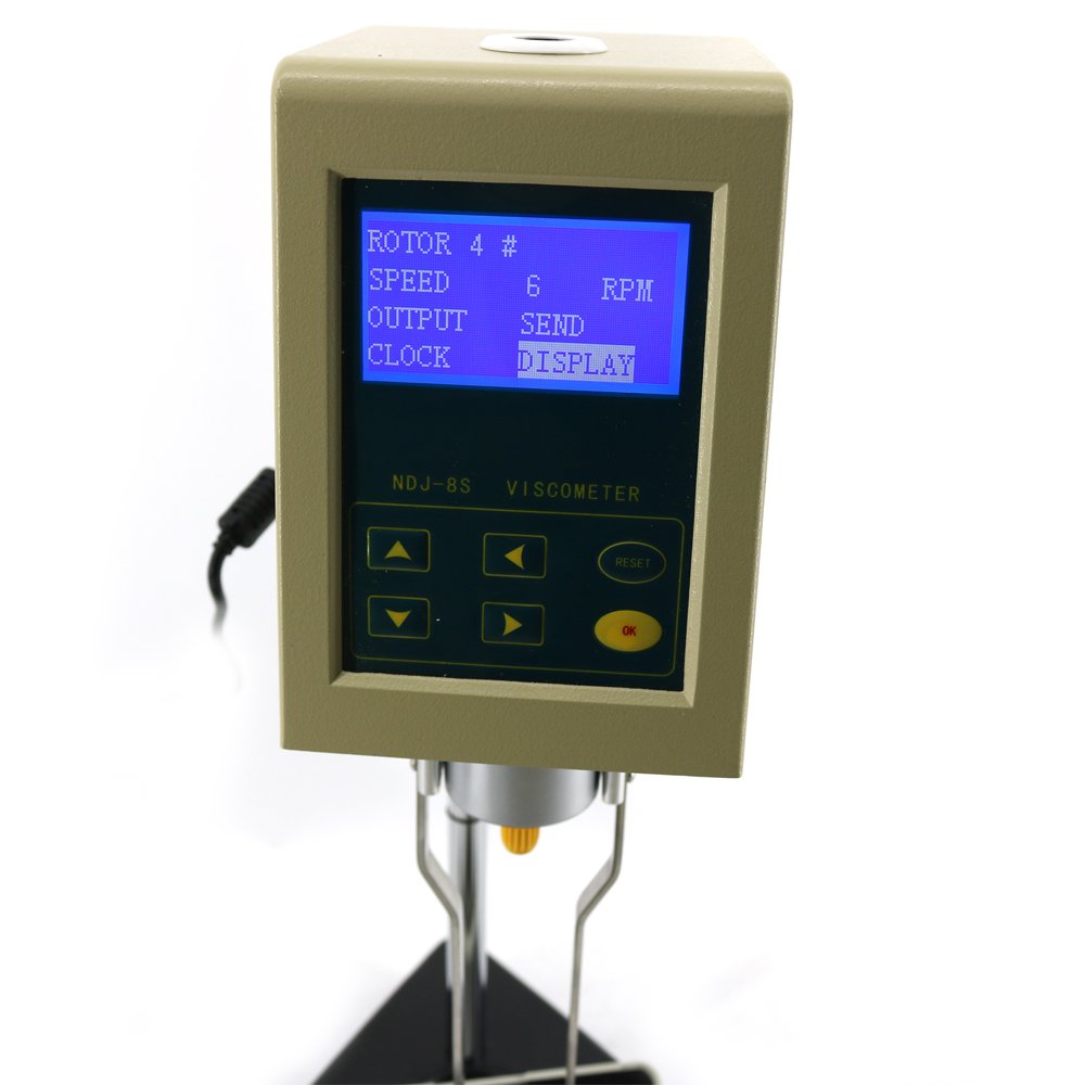 Graigar NDJ-8S Digital Display Viscosity Meter Rotary Viscometer 1~2 x 1000000 mPa·s Viscosimeter 110V or 220V