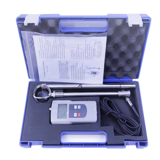 FM-210V5 Portable Flow Meter Water Velocity Tester Open Channel Flow Rate Meter Speed Range 0.01-5.00m/s