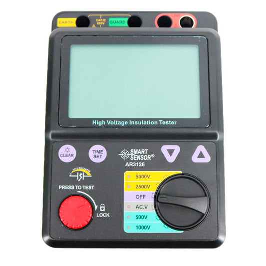 Graigar AR3126 High Voltage Insulation Resistance Tester Meter 500V/1000V/2500V/5000V High Voltage Digital Mega Ohmmeter