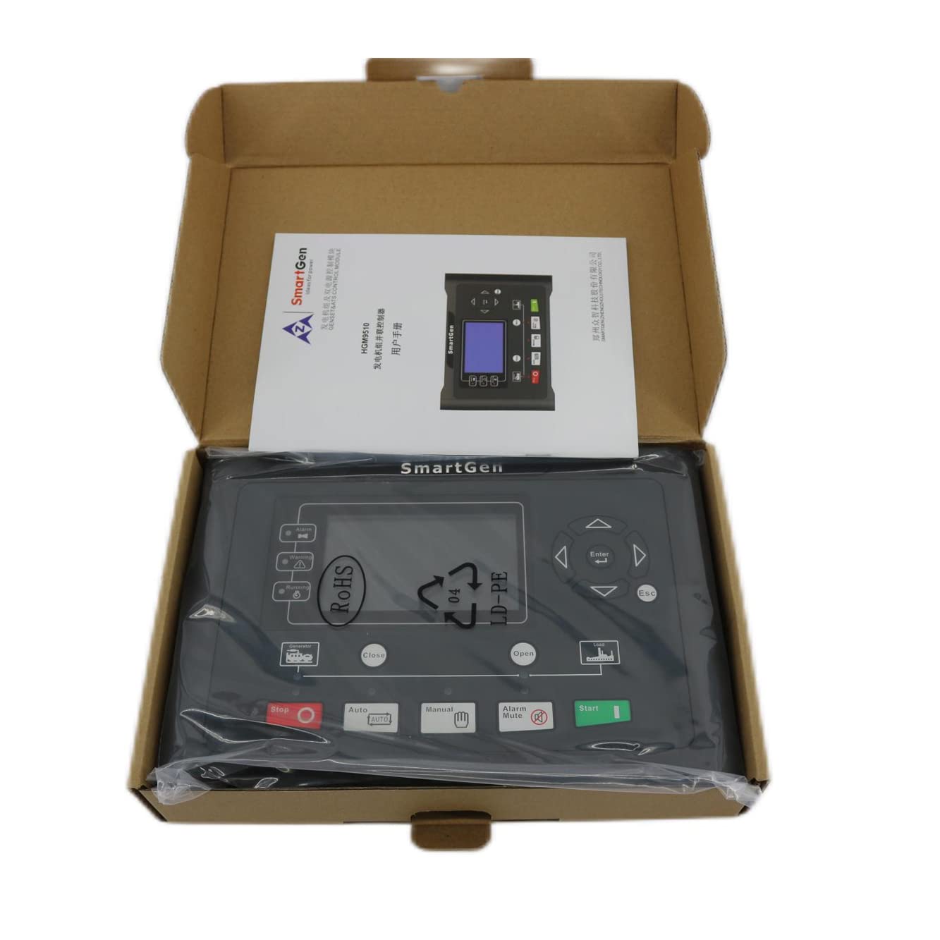 Smartgen HGM9510 Parallel Manual/Auto Generator Controller Panel with RS485 and CANBUS