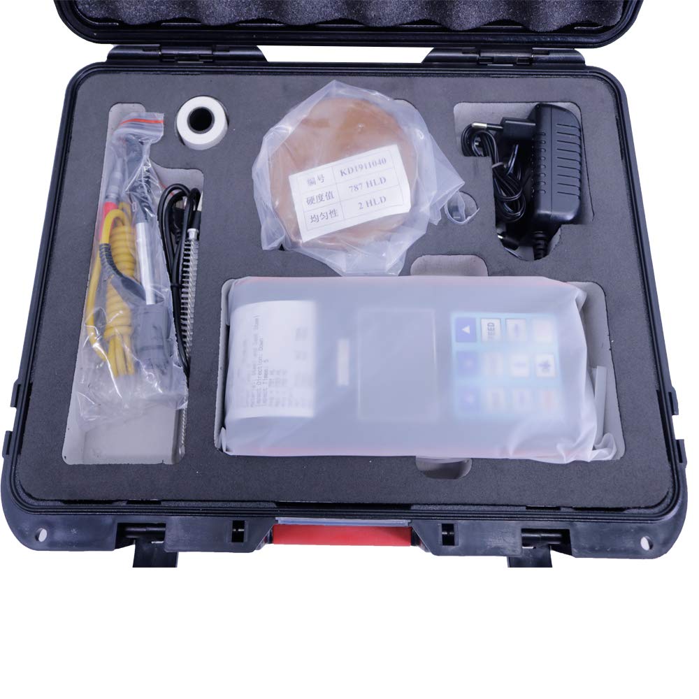 NDT290+ Portable Hardness Tester with D Impact Device and Built-in Printer for HL, HB, HRB, HRC, HRA, HV, HS