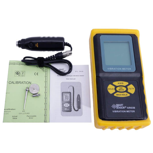 Smart Sensor AR63B Digital Precision Vibrometer Vibration Meter Tester Gauge Analyzer
