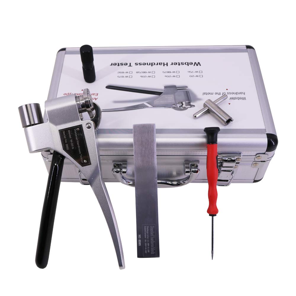 W-20A Webster Hardness Tester Aluminum Alloy Webster Hardness Meter Measuring Range 0-20HW
