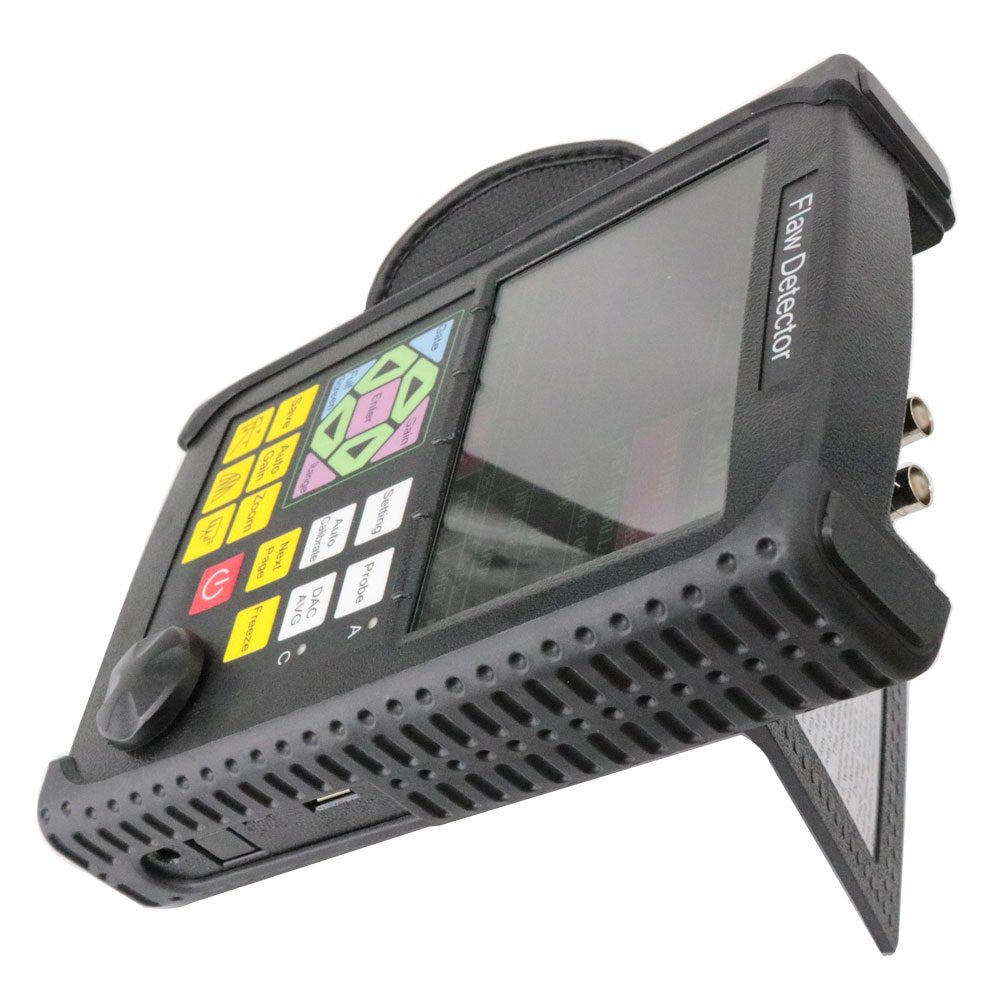 Graigar GR650 NDT Ultrasonic Flaw Detector Defectoscope Scanning Range 0 to 10000mm with 4Mhz Straight and 60° Angle Probe