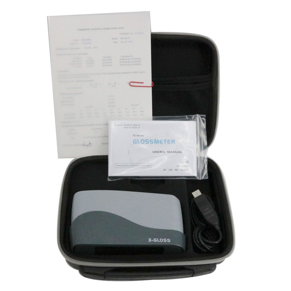 Graigar MG268-F2 Multi-Angle Glossmeter Gloss Meter 20 60 85 Degree 0-2000Gu PC Software for Marble Paint