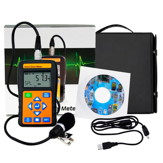 Tenmars ST-130 Noise Dose Meter Sound Level Meter with Data Logger Measurement Range 30dB to 140dB (A)