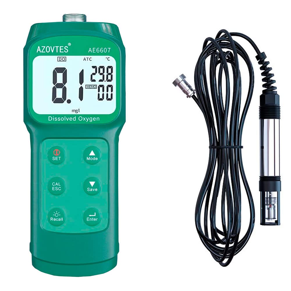 AE6607 Dissolved Oxygen Device Digital Dissolved Oxygen Meter DO Meter Measuring Range 0.0~30.0mg/L