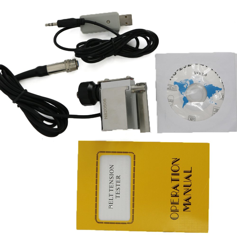 Graigar BTT-2880 Digital Belt Tension Tester Gauge Meter with RS232 Software and USB Cable