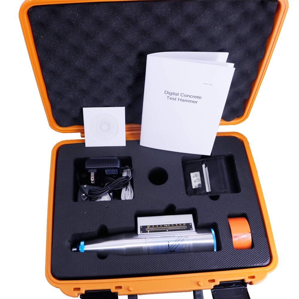 HT225-V Integrated Digital Voice Concrete Test Hammer with IR Printer Range 10-60Mpa Rebound Hammer
