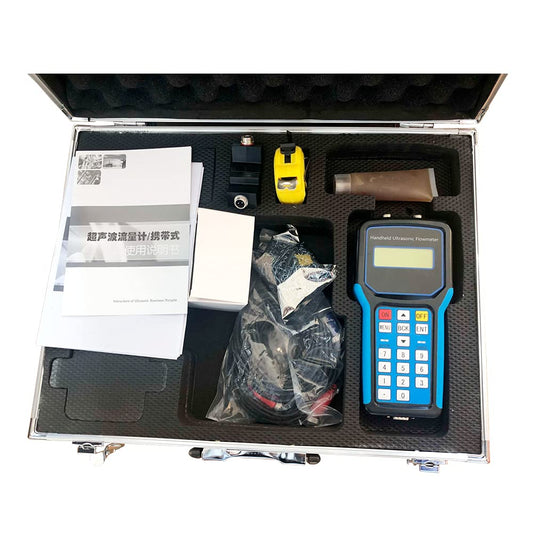 Graigar MHC-3000H Portable Handheld Ultrasonic Flowmeter DN50-DN700mm Pipe Flow Measurement