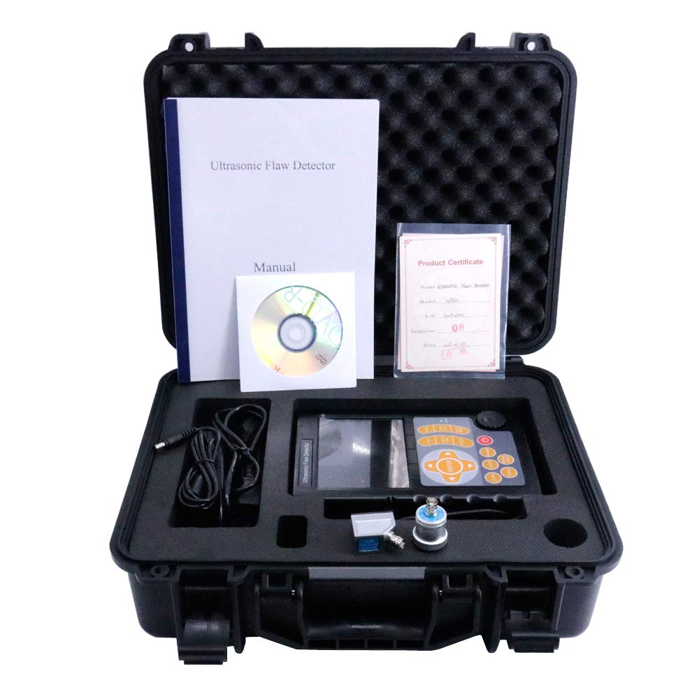 Graigar GR900 Portable Ultrasonic Flaw Detector Digital Flaw Detector Automated Display Precise Flaw Location Measuring Range 0-10000mm Gain Range 0~110dB (Step Length 0.1dB, 1dB)