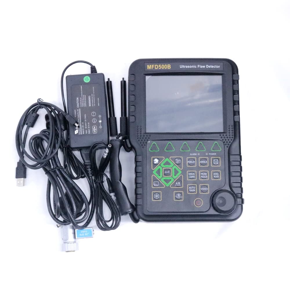 Graigar MFD500B Portable Digital Ultrasonic Flaw Detector with Measurement Range 0 to 9999 mm