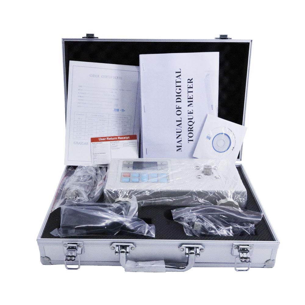 Graigar Multi-functional Digital Torquemeter Torque Electric Meter Tester Gauge ANL-20 Digital Torque Meter Designed for Measuring All Kinds of Torque