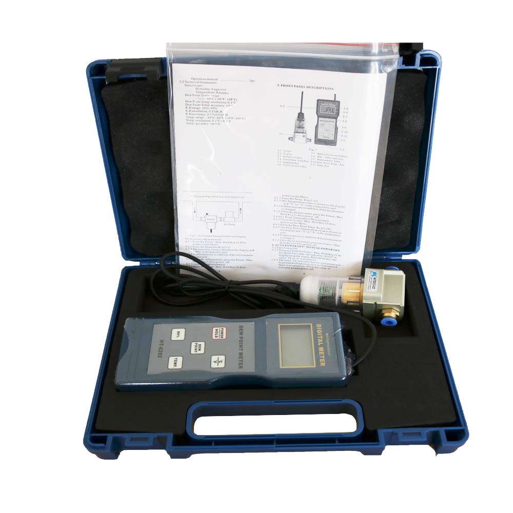 HT-6292 Digital Dew Point Meter Humidity and Temperature Meter Air Vapor Condensation Thermometer Hygrometer