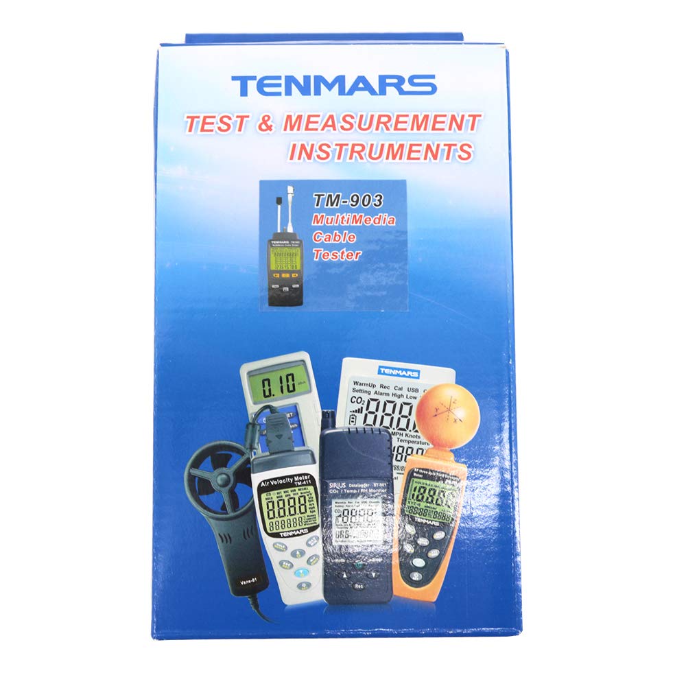 TENMARS TM-903 Mutimedia Cable Tester Network Cable Meter LAN Cable Meter