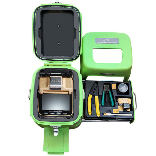 New AI-8C Automatic Optical Fiber Fusion Splicer Intelligent FTTH Optic Fiber Welding Splicing Machine