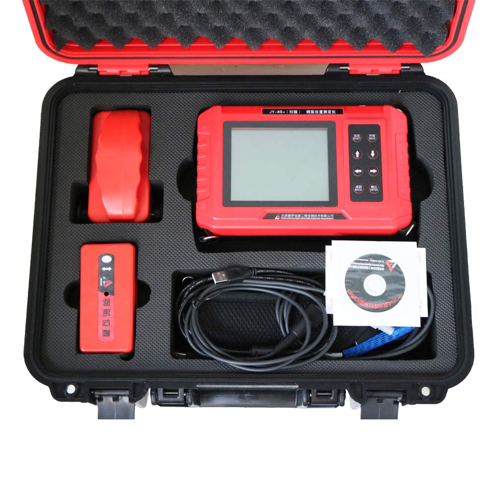 JY-8S+ Integrated Concrete Rebar Locator Scanner with Steel Bar Grid Function JY-8S Plus Concrete Rebar Diameter Tester