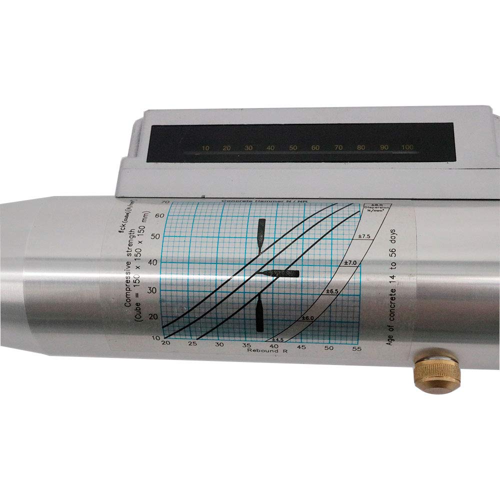 Graigar HT-225E Digital Concrete Hammer for Resiliometer Concrete Rebound Tester Range 10-60MPa
