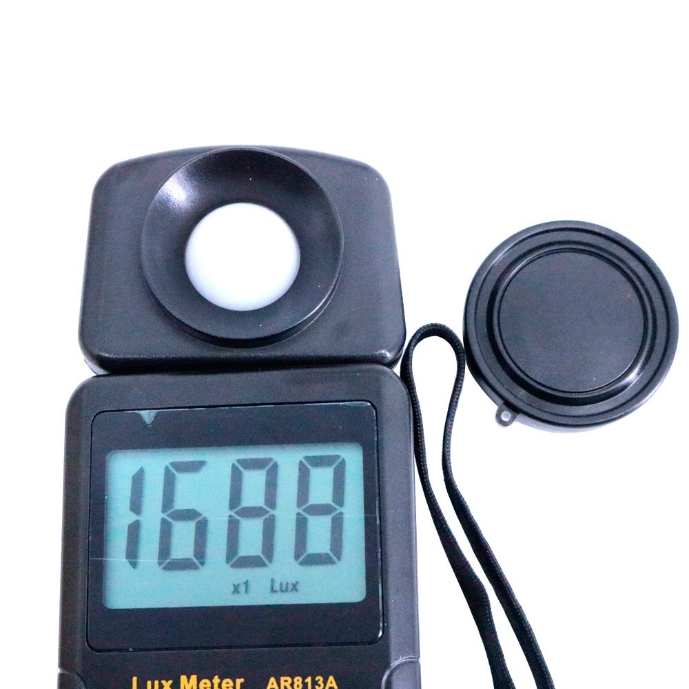 Graigar AR813A Digital Lux Meter LCD Display Light Meter Illuminometer Brightness Detector Meter