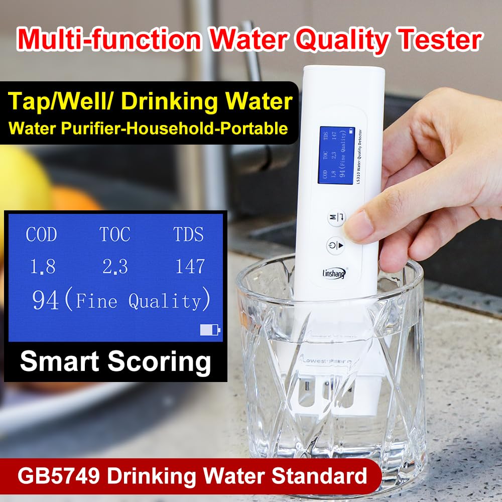 LS310 Digital Multi-Parameter Water Quality Tester Pen Type Drinking Water Analyzer COD TOC TDS UV275 Electrical Conductivity Tester
