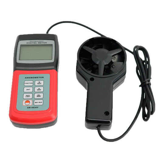 Graigar AM-4836V Digital Anemometer Air Flow Wind Speed Wave Height Meter Tester AM4836V