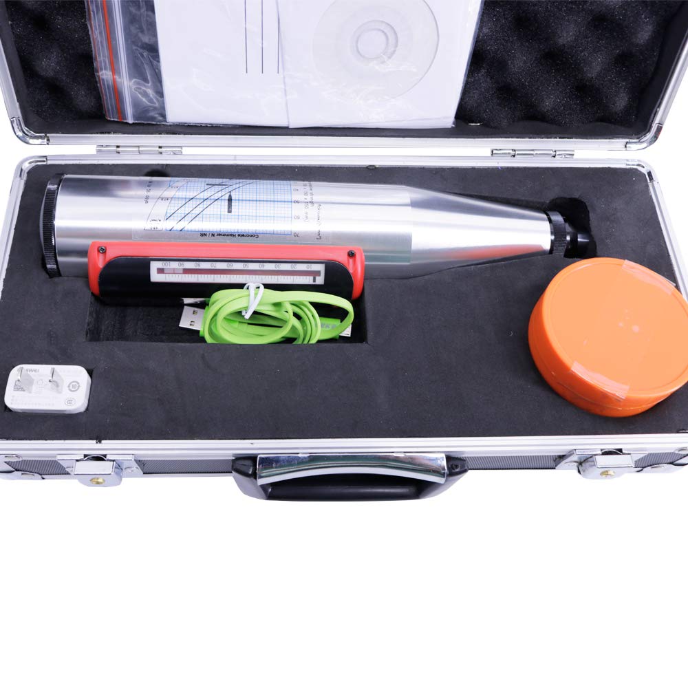 Professional HT-225Q Digital Concrete Rebound Test Hammer Rebound Hammer Range 10-70MPa