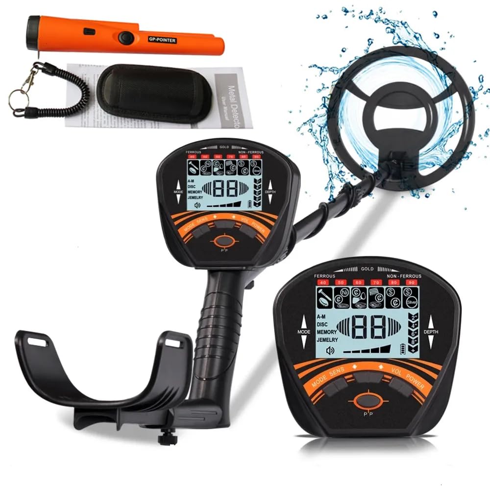 Metal Detector for Adults, Underground Metal Detector TX810 Powerful Gold Detectors Treasure Hunter Seeker Pointer Detector Wide Measuring Range (TX810 Small)