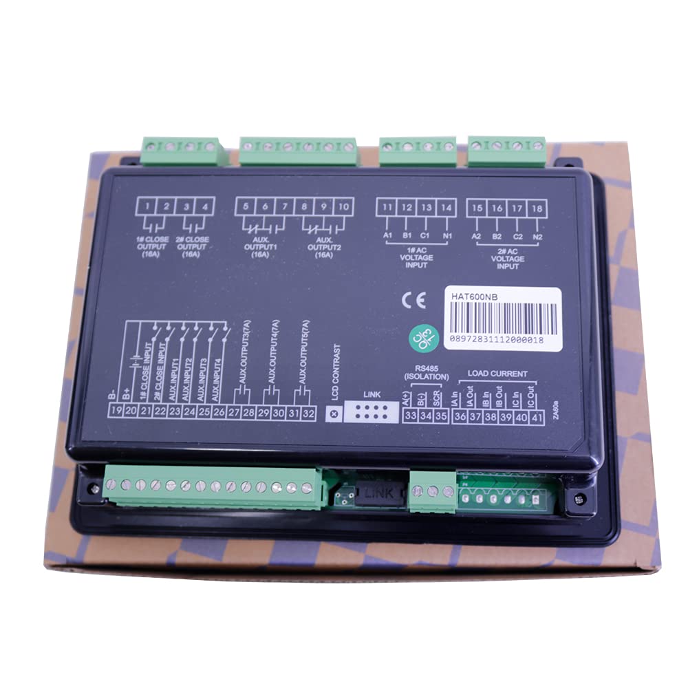 SmartGen HAT600NB Intelligent Dual-Supply Module ATS Controller DC + AC Power Supply + Apply to All ATS