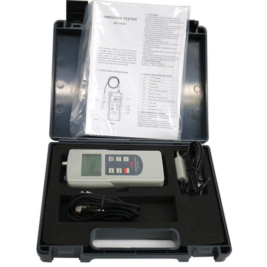AV-160A Vibration Tester Portable Vibration Meter Speed Range: 0.1~400.0mm/s True RMS