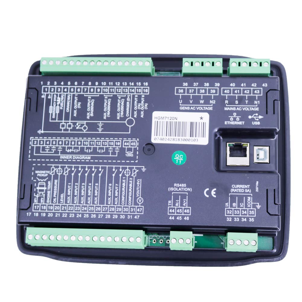 Smartgen HGM7120N Auto Mains Failure Genset Controller Remote Mains Power Station Automation Generator Controller