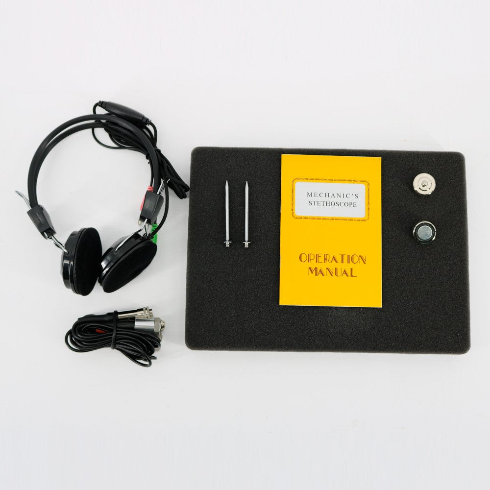 Graigar MS120 Digital Mechanic's Stethoscope Fault Diagnosis MS-120 Sensor Signal 10~10K Hz 100dB for Ship Automobile Manufacture Machine Appliance