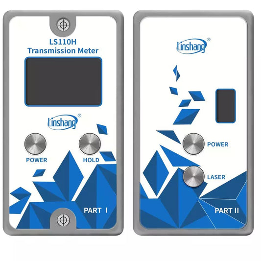 LS110H Digital Split Transmission Meter Glass Window Tint Light Solar Films Window Transmittance Tester VLT, IRR, UVR Value