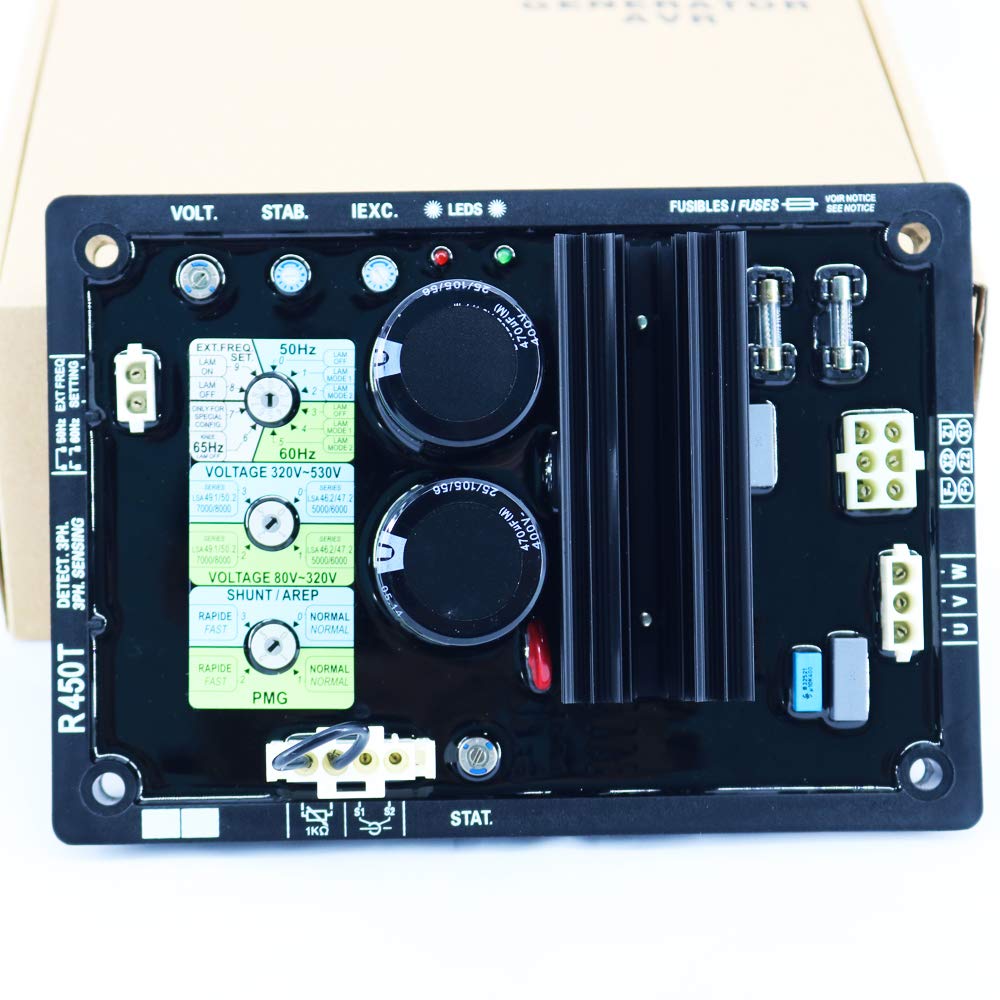 R450T Automatic Voltage Regulator Generator Parts Three Phase Brushless AVR