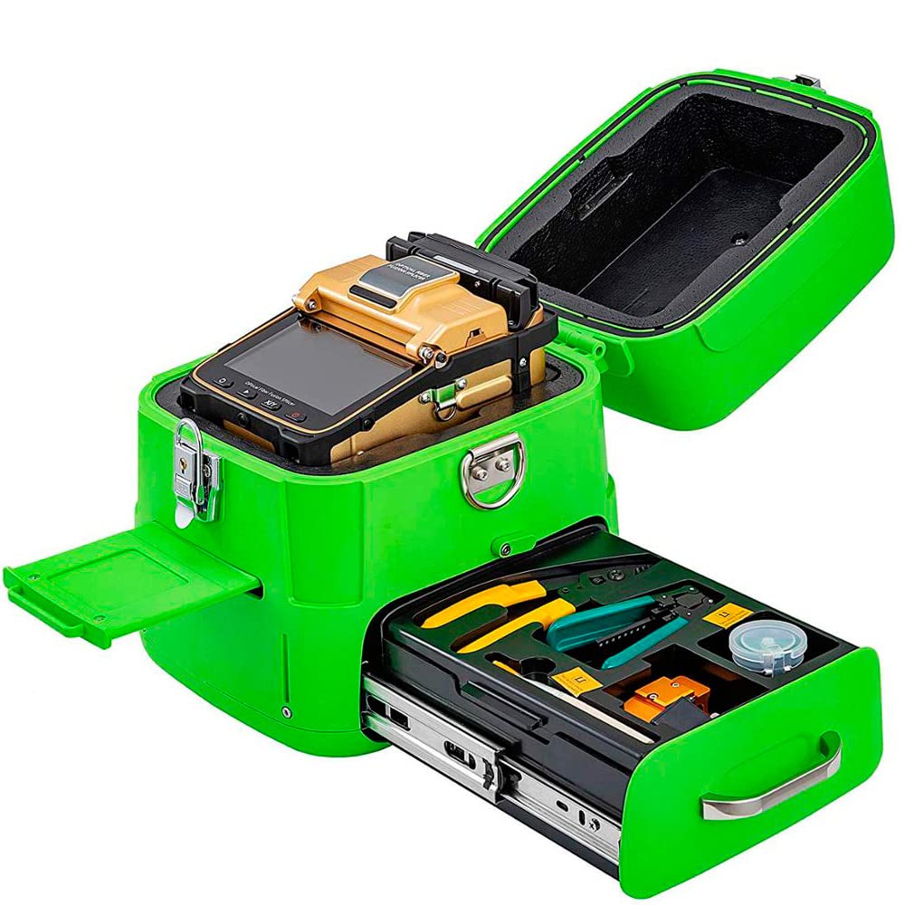 New AI-8C Automatic Optical Fiber Fusion Splicer Intelligent FTTH Optic Fiber Welding Splicing Machine